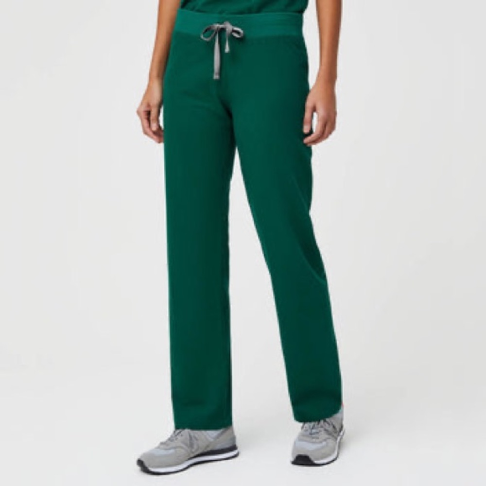 Figs Technical Livingston scrub pants hunter green